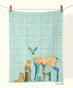 Forest Friends Cotton Tea Towel